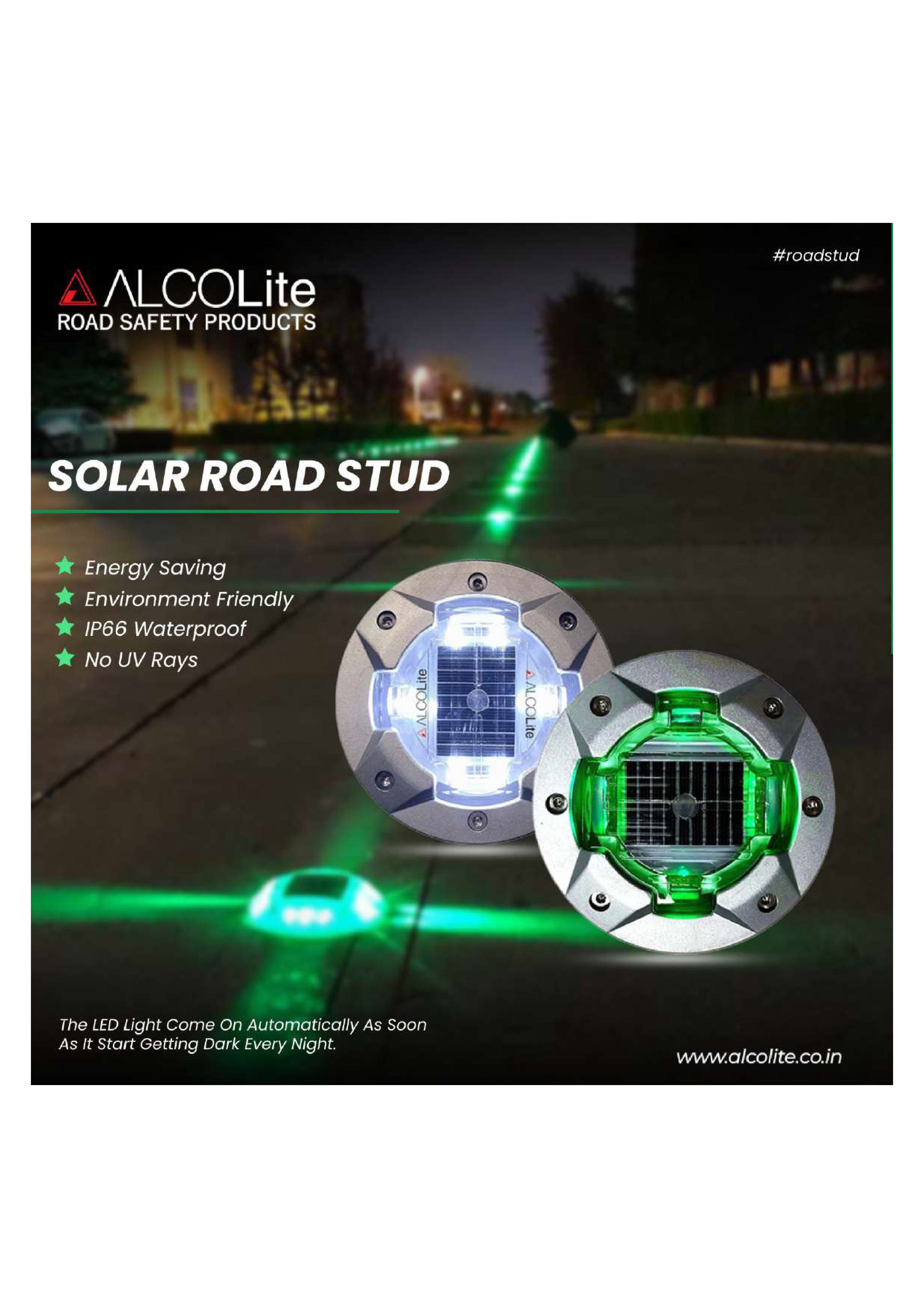 360 Aluminium Solar Road Stud
